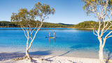 Lake McKenzie in Great Sandy National Park on Fraser Island.