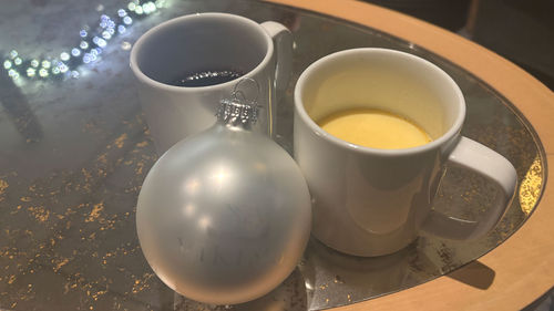 Decorating ornaments while enjoying gluhwein and eggnog. Decorating ornaments while enjoying gluhwein and eggnog.