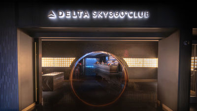 The Delta SKY360° Club on Sphere’s event level provides a distinctive space and signature cocktails for guests.