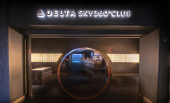 The Delta SKY360° Club on Sphere’s event level provides a distinctive space and signature cocktails for guests.