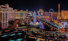 Las Vegas hotel room occupancy was 80.3% last year, down 3.3 points from 2024.