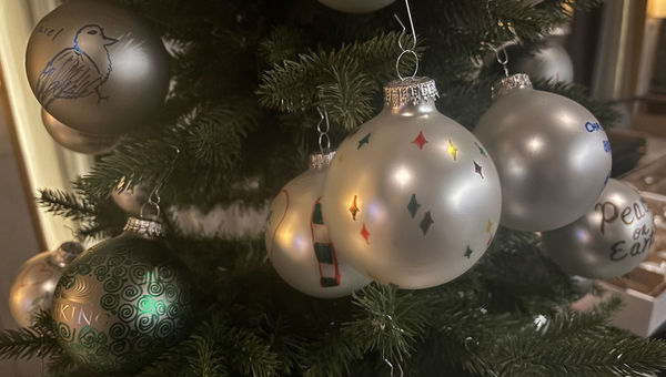 Passengers decorated ornaments on the Viking cruise. Passengers decorated ornaments on the Viking cruise.