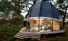 Tarangire National Park will be home to Siringit Tarangire Camp and its distinctive egg-shaped tents, seen here in a rendering, when the camp opens in June.