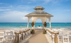 A wedding gazebo at the Bahia Principe Grand Punta Cana.