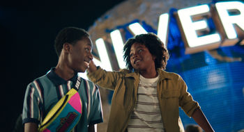 A still from the “Lil’ Bro” commercial, one of Universal Orlando Resort’s new ad spots for the “This Changes Everything” campaign.