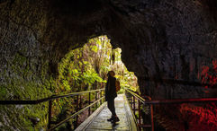 The Thurston Lava Tube in Hawaii Volcanoes National Park on the Big Island of Hawaii. The island's name is officially being changed from Hawaii Island to Hawaii.