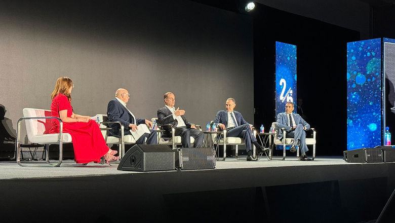 At the 2026 Americas Lodging Investment Summit, AHLA CEO Rosanna Maietta and Hotel Investment Today by Northstar editor in chief Jeff Weinstein moderate a discussion with Marriott International CEO Anthony Capuano, IHG Hotels & Resorts CEO Elie Maalouf and Noble Investment Group CEO Mit Shah.